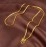 MxGxFam (45cm *1 mm) Small Box Chain Necklaces For Women 24 k Pure Gold Color Gobal Sale Jewelry Fashion Lead and Nickel Free