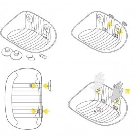 Cat Hammock Wall-mounted Bed Transparent Hammock Cat Furniture Kitten Wall Shelf For Playing Climbing Cat Pet Accessories