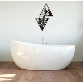 Silhouette wall art | Wall décor | Abstract Décor |wooden silhouette |Water Fall Art | shadow wall art | décor | Unique Décor