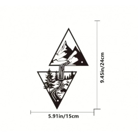 Silhouette wall art | Wall décor | Abstract Décor |wooden silhouette |Water Fall Art | shadow wall art | décor | Unique Décor