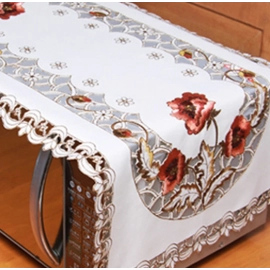 Rectangle Vintage Embroidered Lace Tablecloth Floral Table Cloth/Mat Decoration Table Cloth/Mat Decoration Kitchen Table Cover